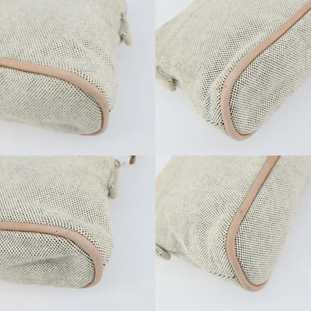 Hermes Canvas Bolide PM Pouch Gray